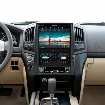 16-ДЮЙМОВЫЙ автомобильный радиоприемник с экраном Tesla для Toyota Land Cruiser LC200 2008-2015 VXR GXR Автоматический мультимедийный плеер беспроводной CARPLAY Android