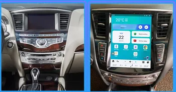 Android 12 Автомобильный Радиоприемник Для Infiniti QX60 JX35 2013-2020 Tesla Экран Стерео Мультимедийный Плеер WIFI 5G Carplay Auto 8G + 256G