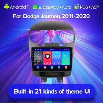 FELLOSTAR Беспроводная Система CarPlay Android Автомобильное Радио GPS Навигация Для Dodge Journey 2011-2020 Стерео Мультимедийный Видеоплеер BT