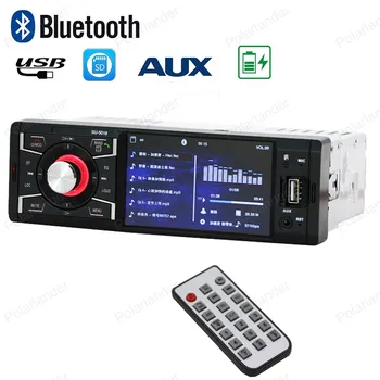 Автомобильный радиоприемник Видеоплеер HD Экран MP5 4 дюйма Поддержка Bluetooth/FM USB/SD AUX Громкой связи Стереоприемник FM В приборной панели 1 Din