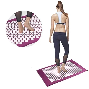 Коврик для йоги, натуральная массажная подушка для снятия стресса, коврик-массажер для точечного массажа, снимающий боль при стрессе