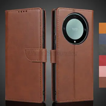 Кожаный чехол-бумажник с откидной крышкой для Huawei Honor Magic5 lite/Magic 5 lite, сумки из искусственной кожи, защитная кобура, чехлы для обуви