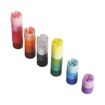 Цветные маркеры для вешалок для одежды, пустые бирки подходят для стержня 3,5 мм, зажим для маркировки маркеров для одежды