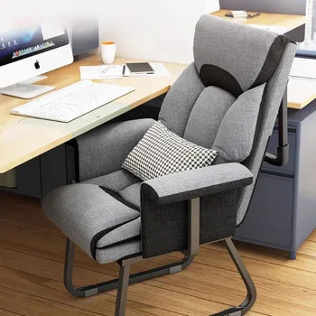 Эргономичное Мобильное кресло с откидной спинкой, Офисный стул, Вращающийся Туалетный столик для спальни, Дизайнерское Массажное Игровое кресло, Компьютерная мебель Silla Escritorio